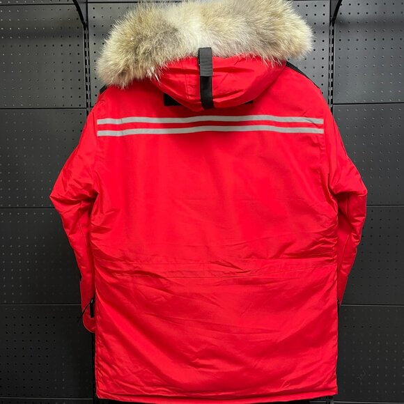 Canada Goose Red Expedition Parka – Authentic, Excellent Condition - Picture 3 of 9